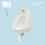 1 Urinal Set - TWYFORD CAMDEN : Concealed Flushpipes & Cistern