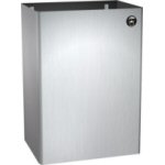 Stainless Steel Waste Receptacle - Surface Mount