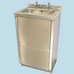 Large Floor-Shrouded Security Handwash Basin 500x420mm