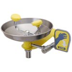 Safety Eye / Face Wash, Stainless Steel Bowl, Wall Mounted