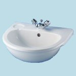 Armitage Shanks Sandringham 50cm semi-countertop washbasin