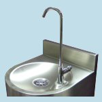 Swan-Neck Cup/Bottle Filler for Drinking Fountain with 3/8 inch fitting