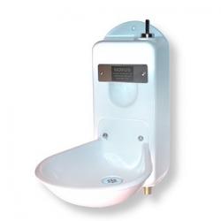 Drinking Fountain - Heavy Duty Cast Iron Wall Mounted - White