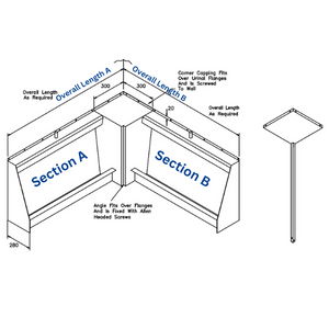 Request a Quote for a Wall Hung Corner Stainless Steel Urinal