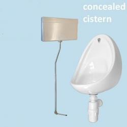 1 Urinal Set - Coronus 500: Concealed Flushpipes & Cistern 1 Urinal Set - Coronus 500: Concealed Flushpipes & Cistern