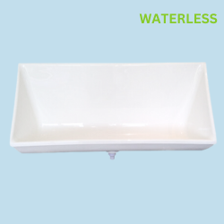GW6 Accona Waterless Urinal Trough - White GW6 Accona Waterless Urinal Trough - White