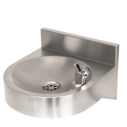 Drinking Fountain - Wall Mounted Stainless Steel with Bubbler Valve Tap Drinking Fountain - Wall Mounted Stainless Steel with Bubbler Valve Tap