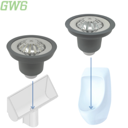 GW6 Waste Adaptors: Compatible with Other Waterless Urinal Brands GW6 Waste Adaptors: Compatible with Other Waterless Urinal Brands