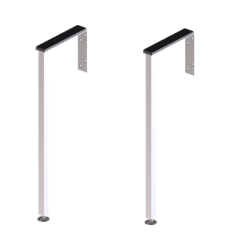 Wash Trough Front Support Legs & Bearers (PAIR)