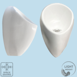 GW6 Chara Lightweight Compact Waterless GRP Urinal