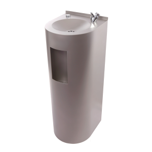 Campus Drinking Fountain with Bottle Filling Station