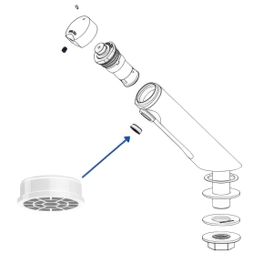 Replacement Flow Straightener Nozzle for Temposoft 2 Tap