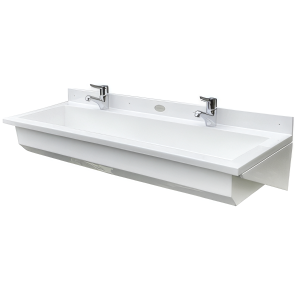 GRP Wash Trough - Wall Mounted - 3 Lengths Available