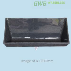 GW6 Accona Waterless Urinal Trough - Grey Granite