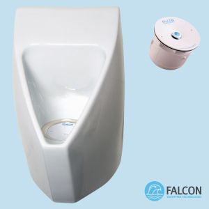 LAVA Ceramic Waterless Urinal with Falcon Velocity