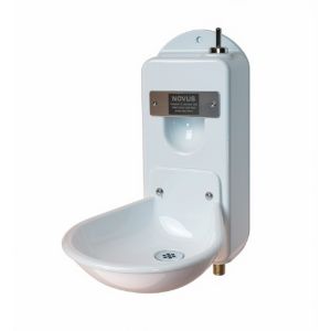 Drinking Fountain - Heavy Duty Cast Iron Wall Mounted - White